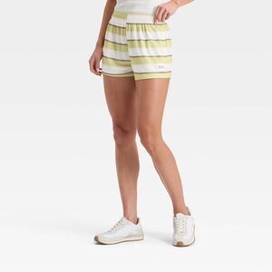 T25 NWT Grayson Threads Women’s Striped Graphic Mesh Shorts - Size: XS